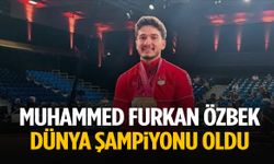 Milli Halterci Muhammed Furkan Özbek dünya şampiyonu