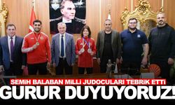 Milli judocular Başkan Balaban’ın makamındaydı