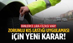 Milyonlarca araç sahibi ilgilendiriyor! Zorunlu kış lastiği uygulaması için yeni karar
