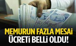 Milyonlarca memuru ilgilendiriyor… Fazla mesai ücretleri belli oldu!