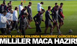 A Milli Takım, Gürcistan maçı öncesi son antrenmanını tamamladı