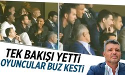 Sadettin Saran'ın tek bakışıyla oyuncular buz kesti
