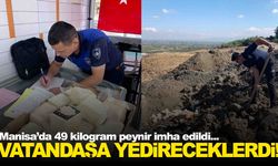 Manisa’da bozuk peynir operasyonu