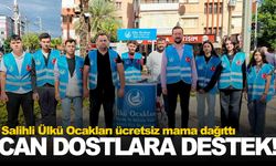 Salihli Ülkü Ocakları’ndan can dostlara anlamlı destek