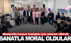 Sanatla Umuda Dokunuş etkinliği, onkoloji hastalarına moral oldu