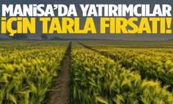 Manisa’da büyük fırsat! Tarla satışa çıkarıldı…