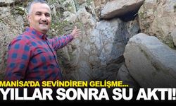 Manisa’da dereler yıllar sonra akmaya başladı!