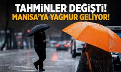 Tahminler değişti! Manisa’ya yağış geliyor…