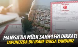 Tapunuzda bu ibare varsa dikkat! Eviniz tehlikede…
