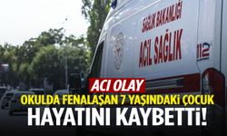 Teneffüste oynarken fenalaştı! 7 yaşındaki çocuk hayatını kaybetti