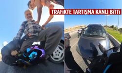 Trafik tartışması kanlı bitti… Kız arkadaşını darbeden sürücüyü takip edip dövdü!