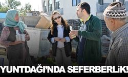 Yuntdağlı üreticilere bilgilendirme! İlaç dağıtımı da yapıldı