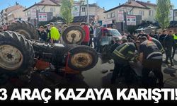 Uşak’ta 3 araç kazaya karıştı… 1 kişi ağır yaralı!