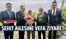 Şehit ailesine vefa ziyareti: "Devlet olarak her zaman yanınızdayız"