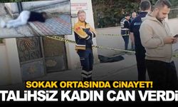 Yalova’da kadın cinayeti… Sokak ortasında katledildi