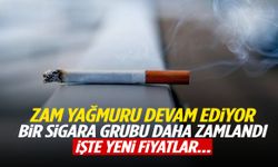 Bir sigara grubu daha zamlandı! Yeni fiyat listesi belli oldu...
