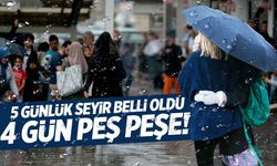 1 gün ara, 4 gün peş peşe yağmur! Manisa’da 5 günlük seyir belli oldu