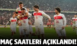 A Milli takımın Play-Off maç saatleri açıklandı