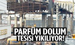 7 işçi hayatını kaybetmişti… Parfüm dolum tesisinde yıkım başladı!