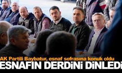 AK Partili Baybatur küçük sanayi esnafı ile kahvaltı sofrasında buluştu
