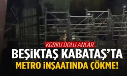 Beşiktaş'ta metro inşaatında çökme!