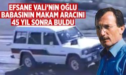 Babasının makam aracını 45 yıl sonra buldu!