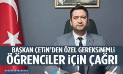 Başkan Çetin’den özel gereksinimli öğrenciler için çağrı