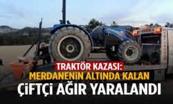 Bolu’da traktör kazası: Çiftçi merdanenin altında kaldı!