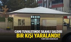 Cami tuvaletinde saldırı: Silahla vurup kaçtı…
