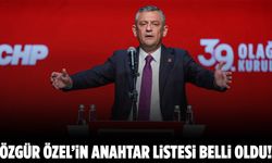 Özgür Özel’in anahtar listesi belli oldu!