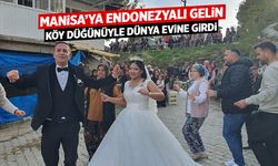 Endonezyalı geline Manisa’da köy düğünü