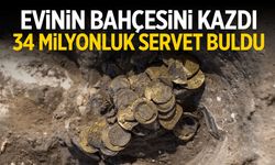 Evinin bahçesini kazdı... 34 milyonluk servet buldu
