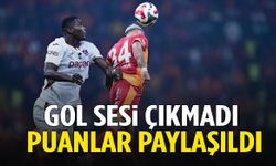 Galatasaray-Trabzonspor maçında gol sesi çıkmadı