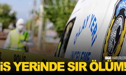 Ege’de geri dönüşüm tesisinde şüpheli ölüm
