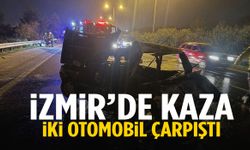 İzmir’de kaza: İki otomobil çarpıştı… Çok sayıda yaralı var!