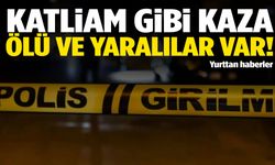 İki otomobil kafa kafaya çarpıştı: 4 ölü, 3 yaralı