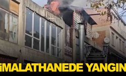 İnegöl'de mobilya imalathanesinde yangın