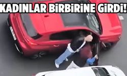 Yol verme tartışması kavgaya dönüştü: Kadınlar birbirine girdi!