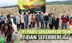 İYİ Parti Şehzadeler’de anlamlı başlangıç: 100 fidanı toprakla buluşturdular!