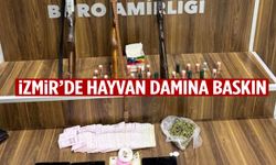 İzmir’de hayvan damına baskın!