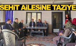 Kaymakam Güldoğan’dan şehit polis memurunun ailesine taziye ziyareti