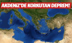 Akdeniz’de peş peşe depremler! 5,4 büyüklüğünde deprem…