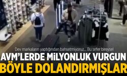 Kıyafet deneyerek 1 milyonluk vurgun yaptılar