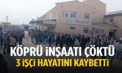 Köprü inşaatı çöktü: 3 ölü, 2 yaralı