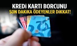 Kredi kartı borcunu son dakika ödeyenler dikkat!