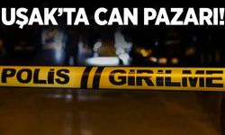 Uşak’ta can pazarı! 1 ölü: 1 yaralı