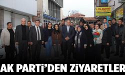 Kula’da AK Parti’den esnaf ve ev ziyaretleri