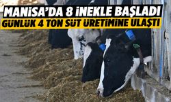 Manisa’da küçük çiftlikten dev tesise… Günlük 4 ton süt üretiyor!
