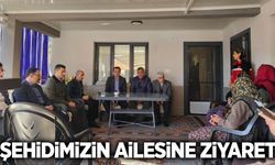 Kaymakam Güldoğan’dan şehit polis Ali Barut’un ailesine taziye ziyareti