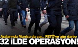 Manisa dahil 32 ilde FETÖ’ye darbe... 92 gözaltı, 59 tutuklama!